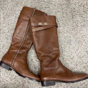Coach leather boots
